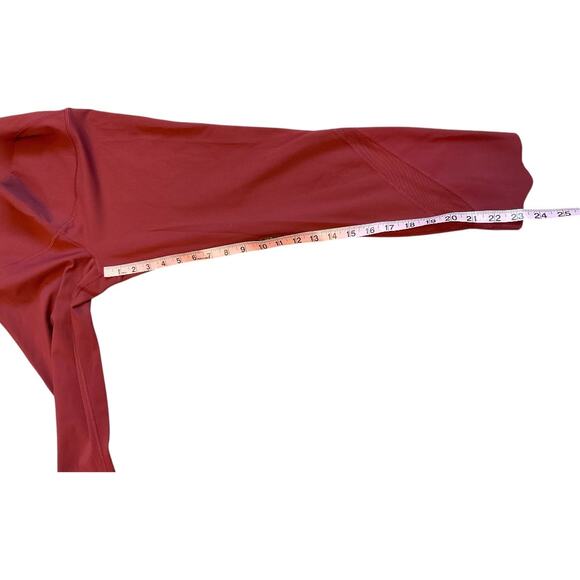 NWOT Lululemon Chianti Wunder Under Crop Roll Down Full-On Luxtreme Mesh Size 8 - Picture 9 of 10